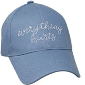 Wholesale - Gray Embroidery Hat- Everything Hurts C/P 24, UPC: 885114879434